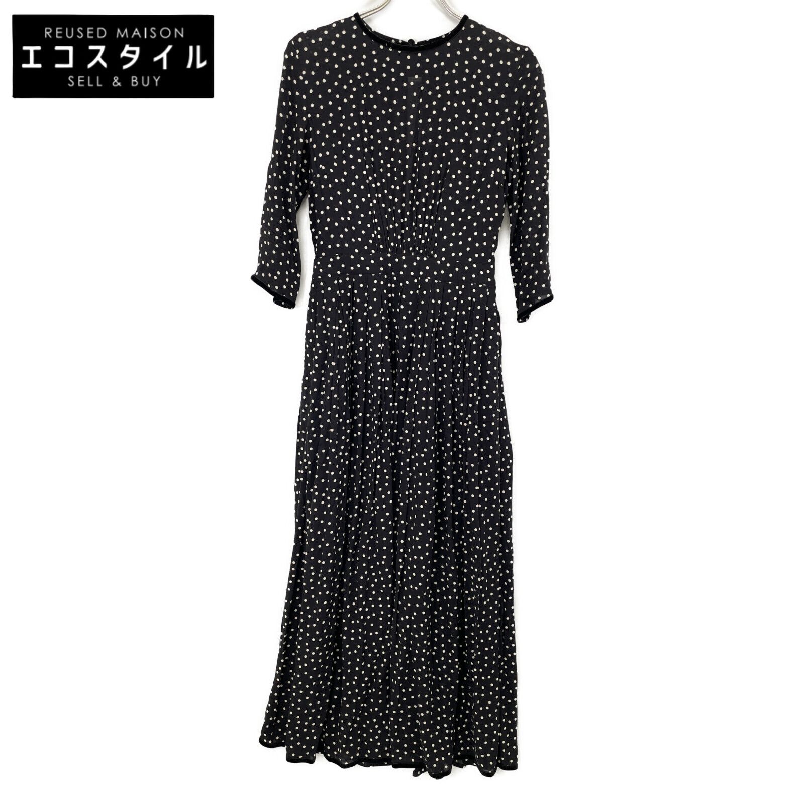 SINME シンメ K 10-2 ﾌﾞﾗｯｸ ﾎﾟﾙｶﾄﾞｯﾄﾏｷｼﾜﾝﾋﾟｰｽ S