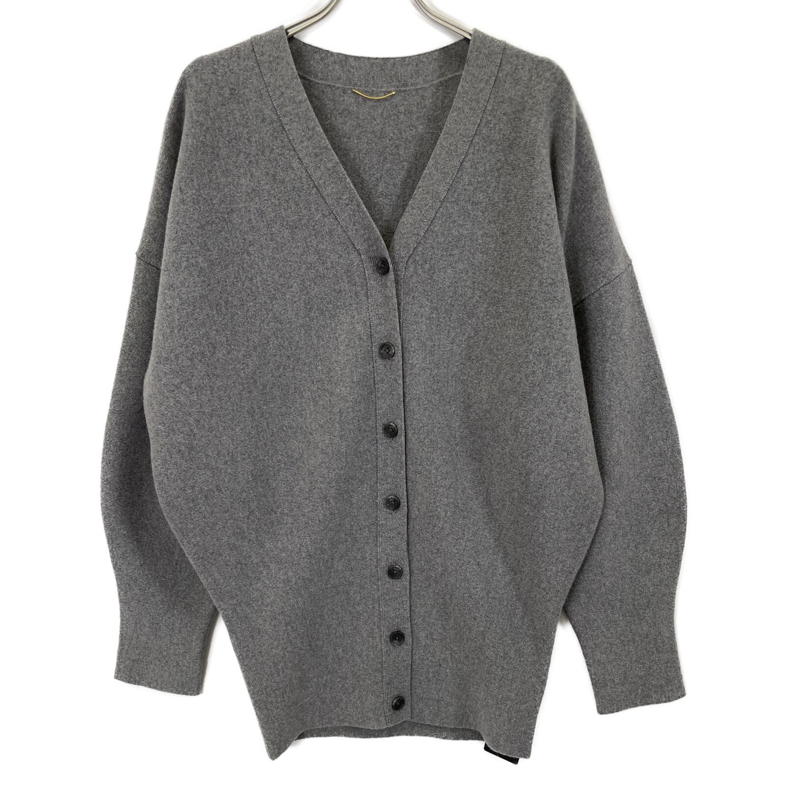 Deuxieme Classe ドゥーズィエムクラス アパルトモン別注 グレー カシミヤ混 ボリュームカーディガン 23-080-560-7010-3-0 F