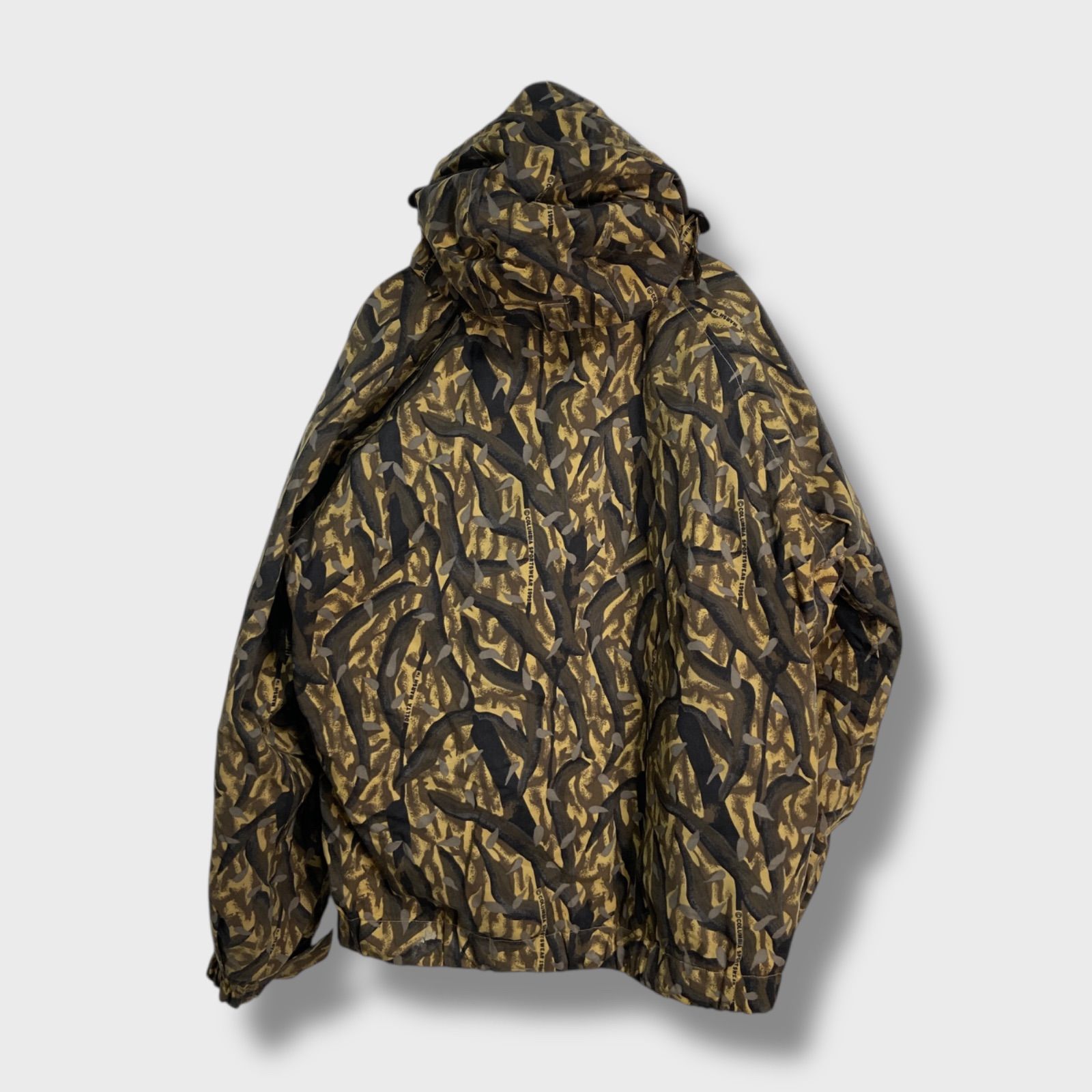 Columbia 90s 中綿ダウンハンティングパーカー デルタマーシュカモ インナーダウン付き ハンティングオーバーオール K25M