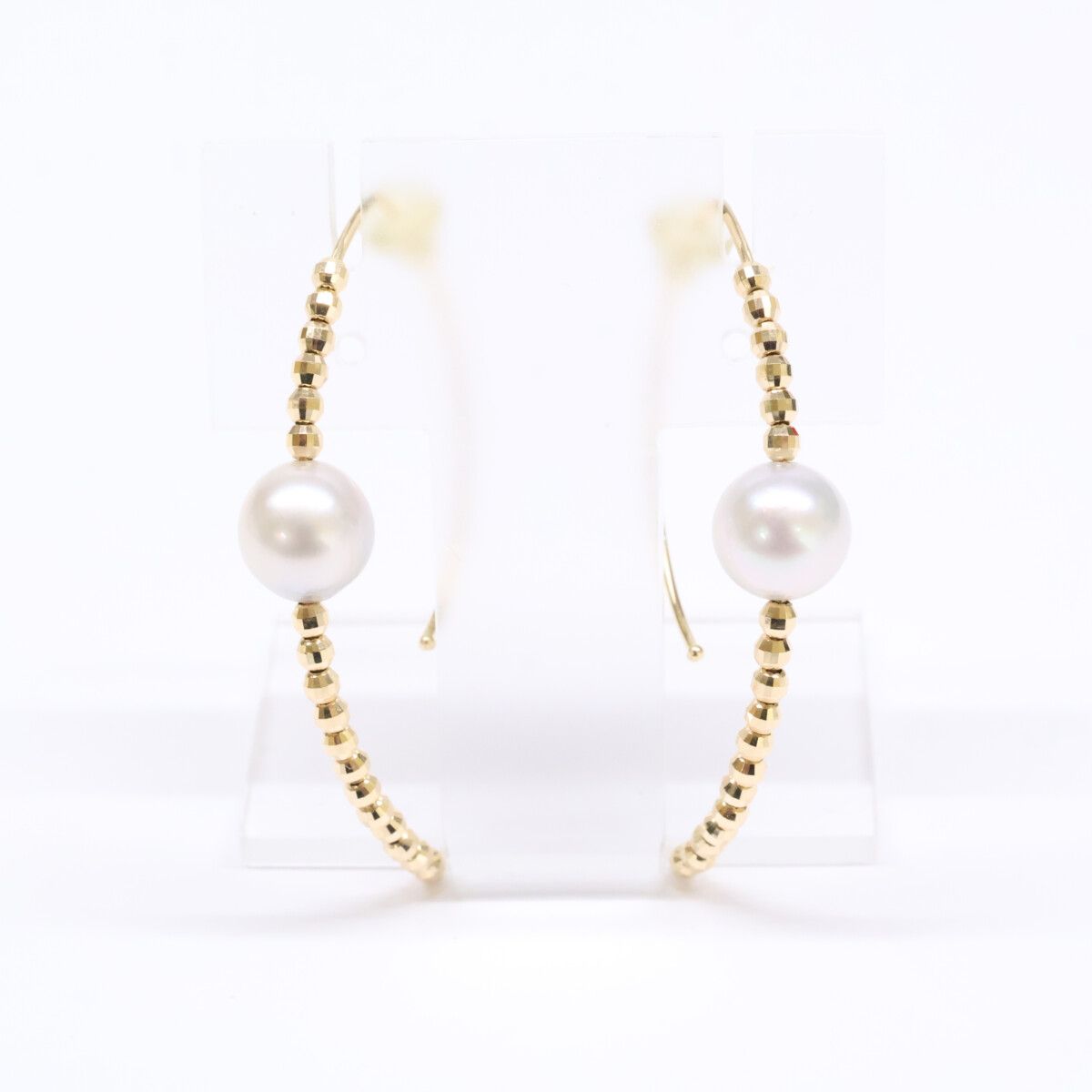 MIZUKI ミズキ K 14 アコヤパール バナナフープ