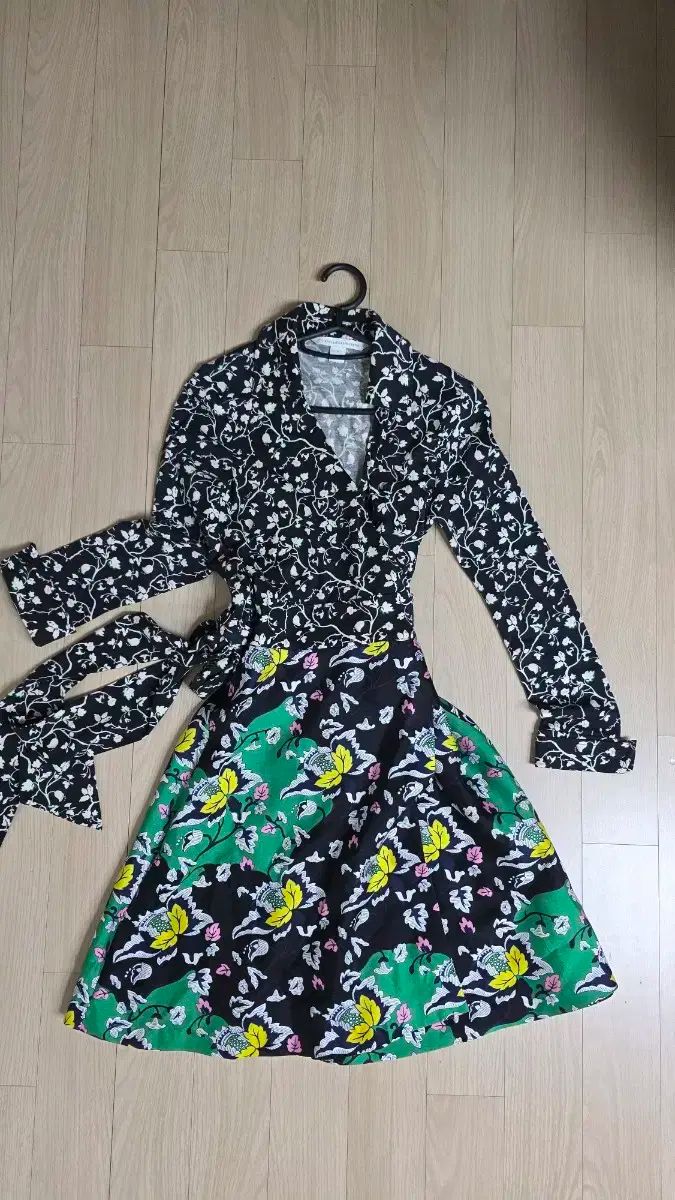 264 ダイアンドボーン ブラック フラワー ラブ ONE PIECE パータン ミックス