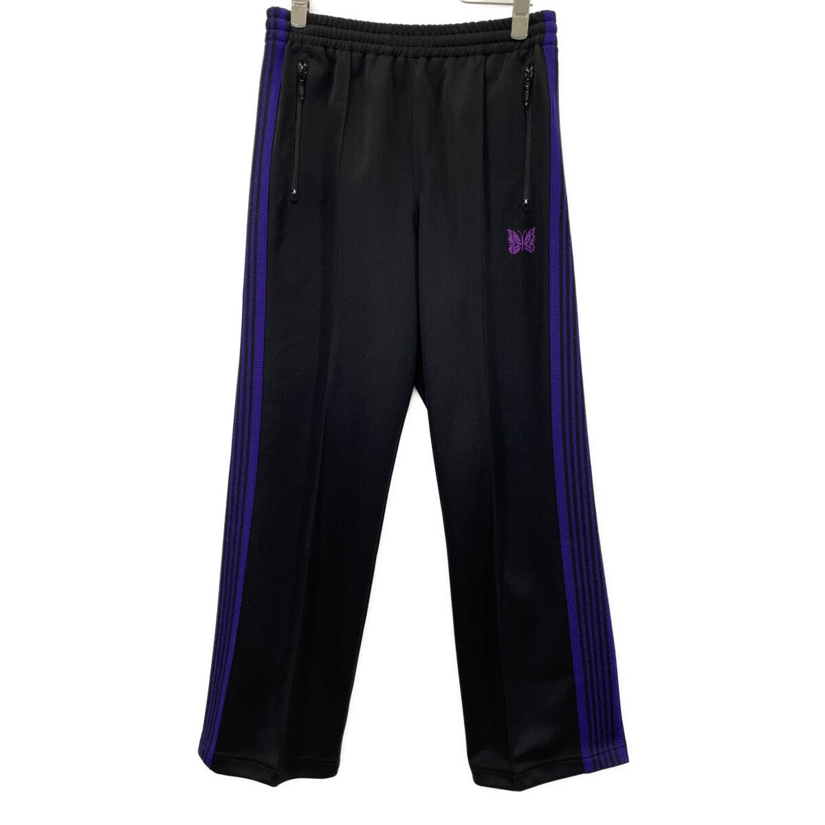 needles ニードルズ IN 374 ﾌﾞﾗｯｸ ﾊﾟﾋﾟﾖﾝ刺繍 ﾄﾗｯｸﾊﾟﾝﾂ XS