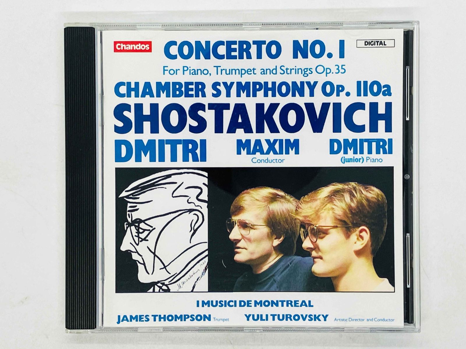 CD ショスタコーヴィチ / ピアノ協奏曲第1番 / マキシム ドミトリー