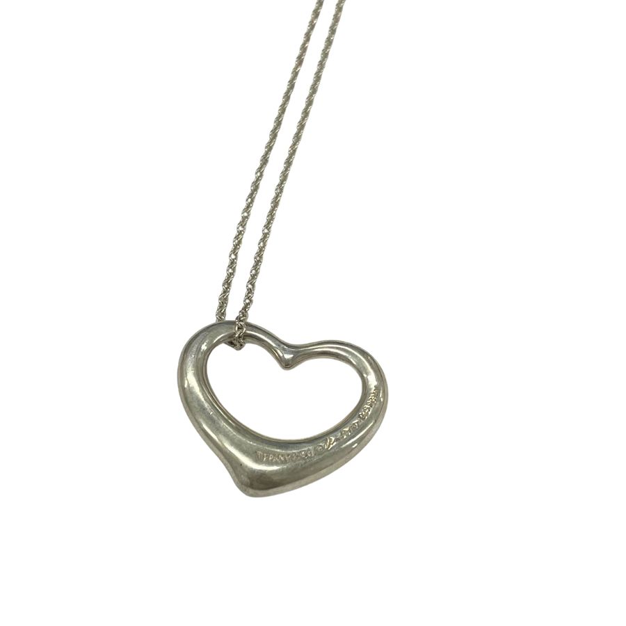 TIFFANY ネックレス オープンハート 特大