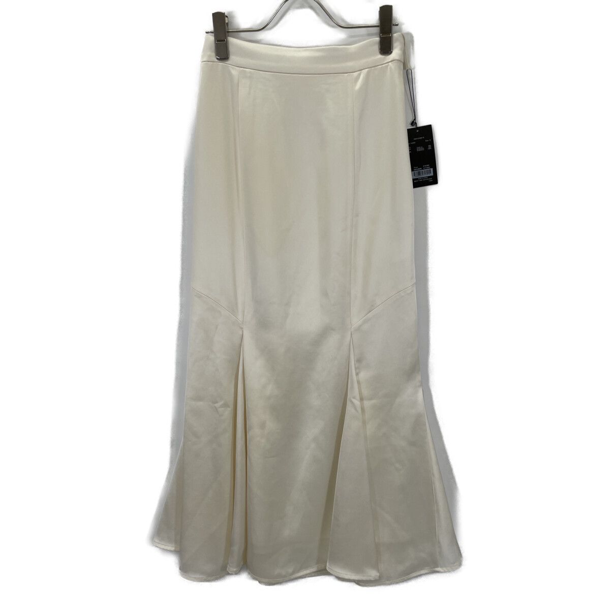 anuans アニュアンス 1524121043-0 オフホワイト マキシムサテンスカート S