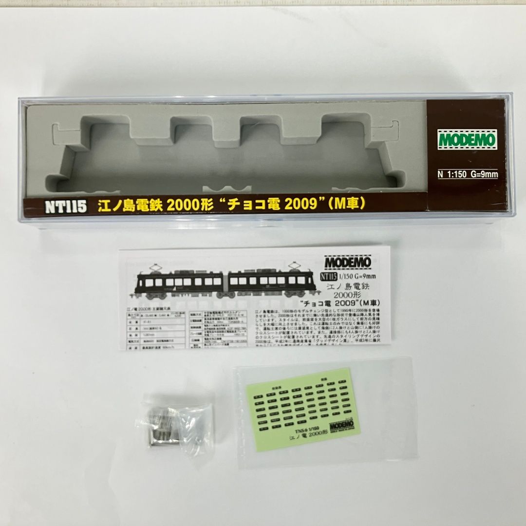 MODEMO 28215 NT115 江ノ島電鉄 2000形 チョコ電2009 (M車) 中古