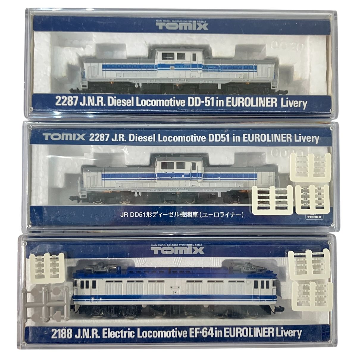 TOMIX 2188/2287 EF64形 電気機関車 DD51形 ディーゼル機関車 ユーロ
