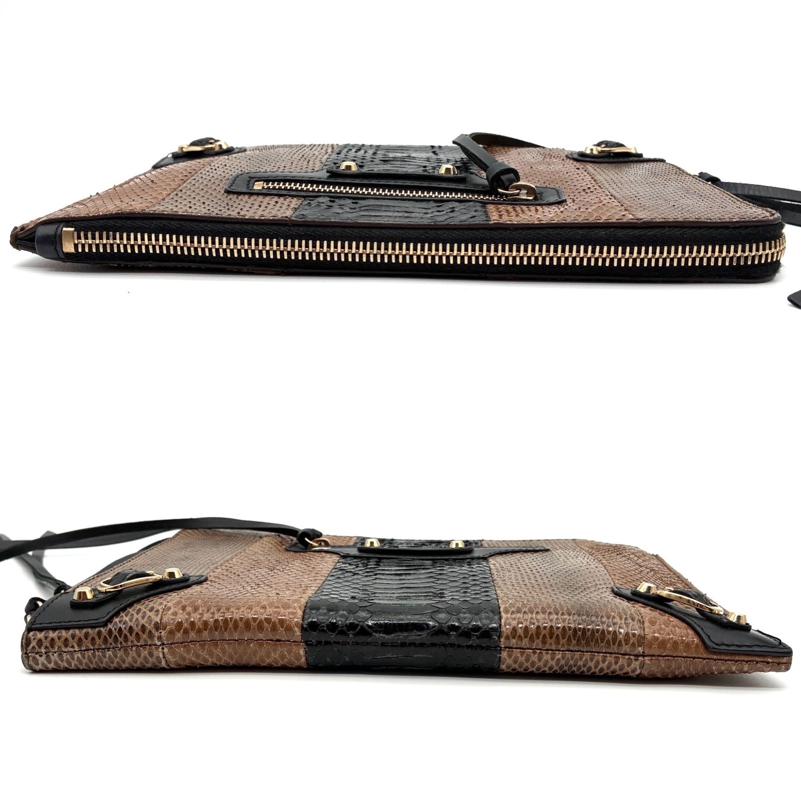 バレンシアガ　クラッチバック BALENCIAGA 並行輸入 バレンシアガ クラッチ セカンドバッグ ネイビー