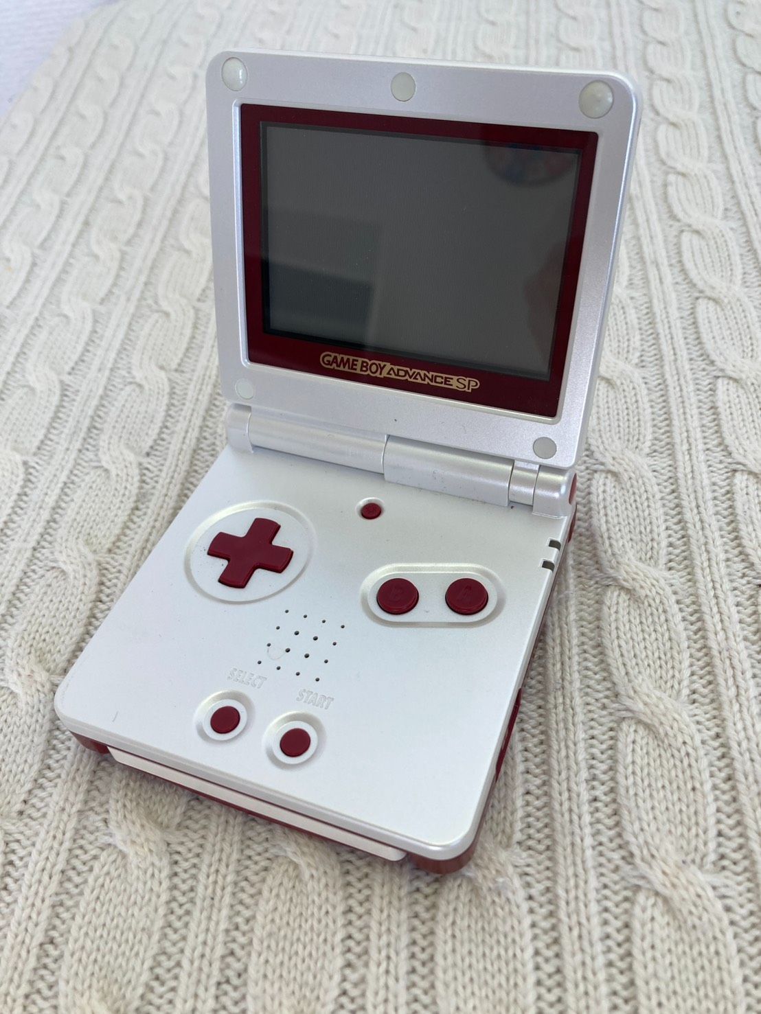 ゲームボーイアドバンスSP ファミコン スーパーマリオブラザーズカセット付 本体