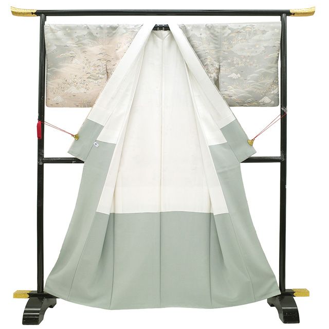 グレー 白ベージュ