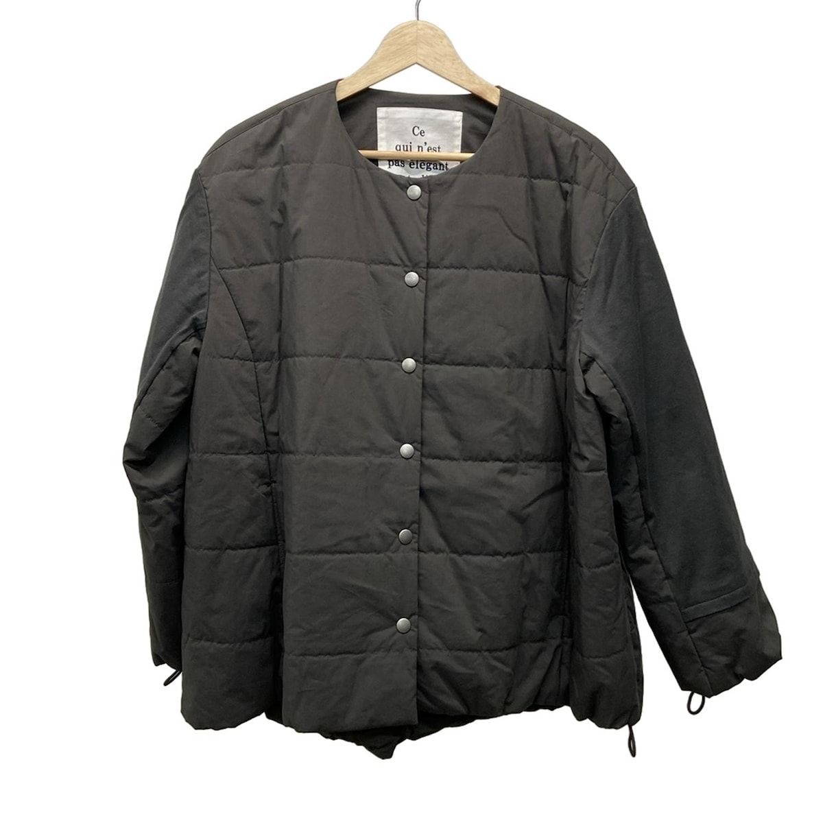 blancvert ブランベール ブルゾン サイズ38 M レディース - ダークグレー 長袖 冬