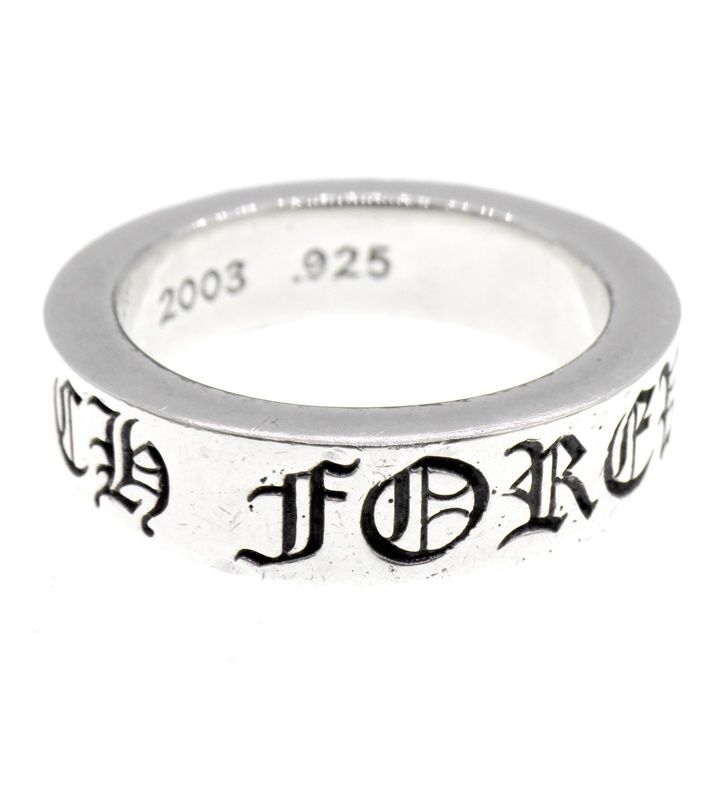 クロムハーツ CHROME HEARTS 6mm SPACER FOREVER スペーサー フォーエバー シルバー リング 45533