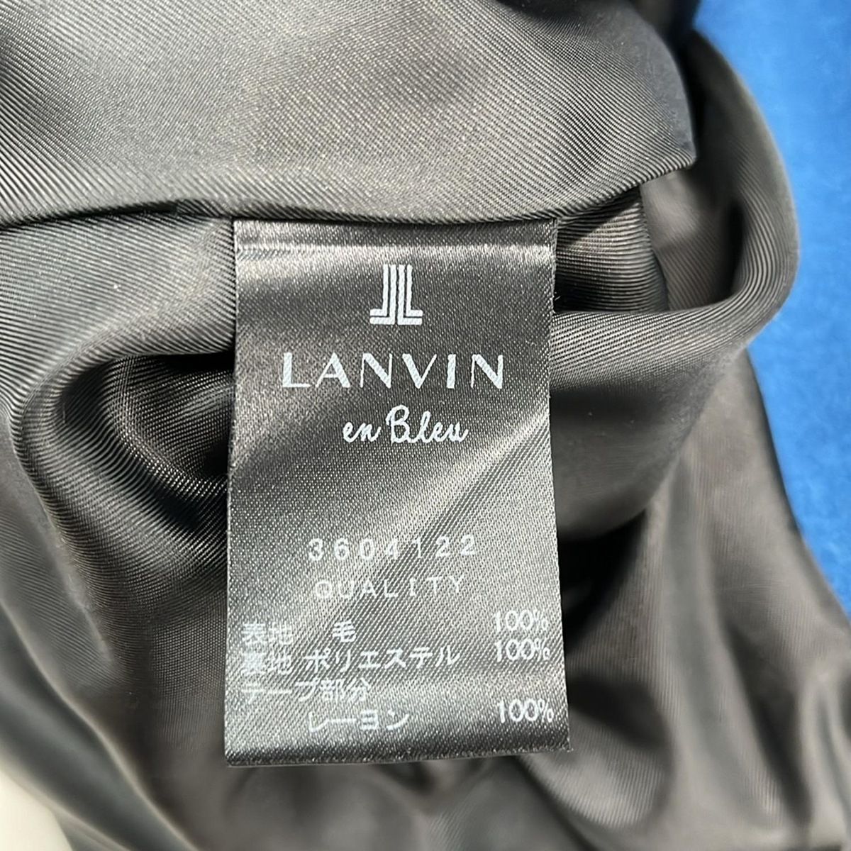 LANVIN en Bleu(ランバンオンブルー) コート サイズ36 S レディース