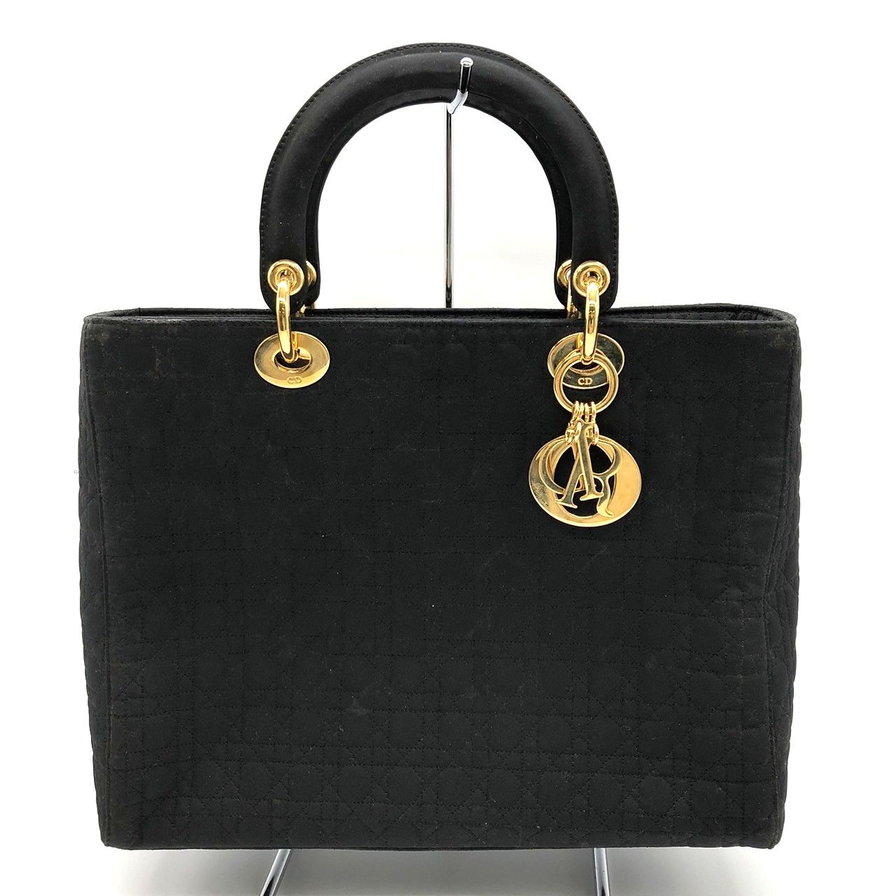 Dior ディオール レディディオール ハンドバッグ カナージュ ナイロン