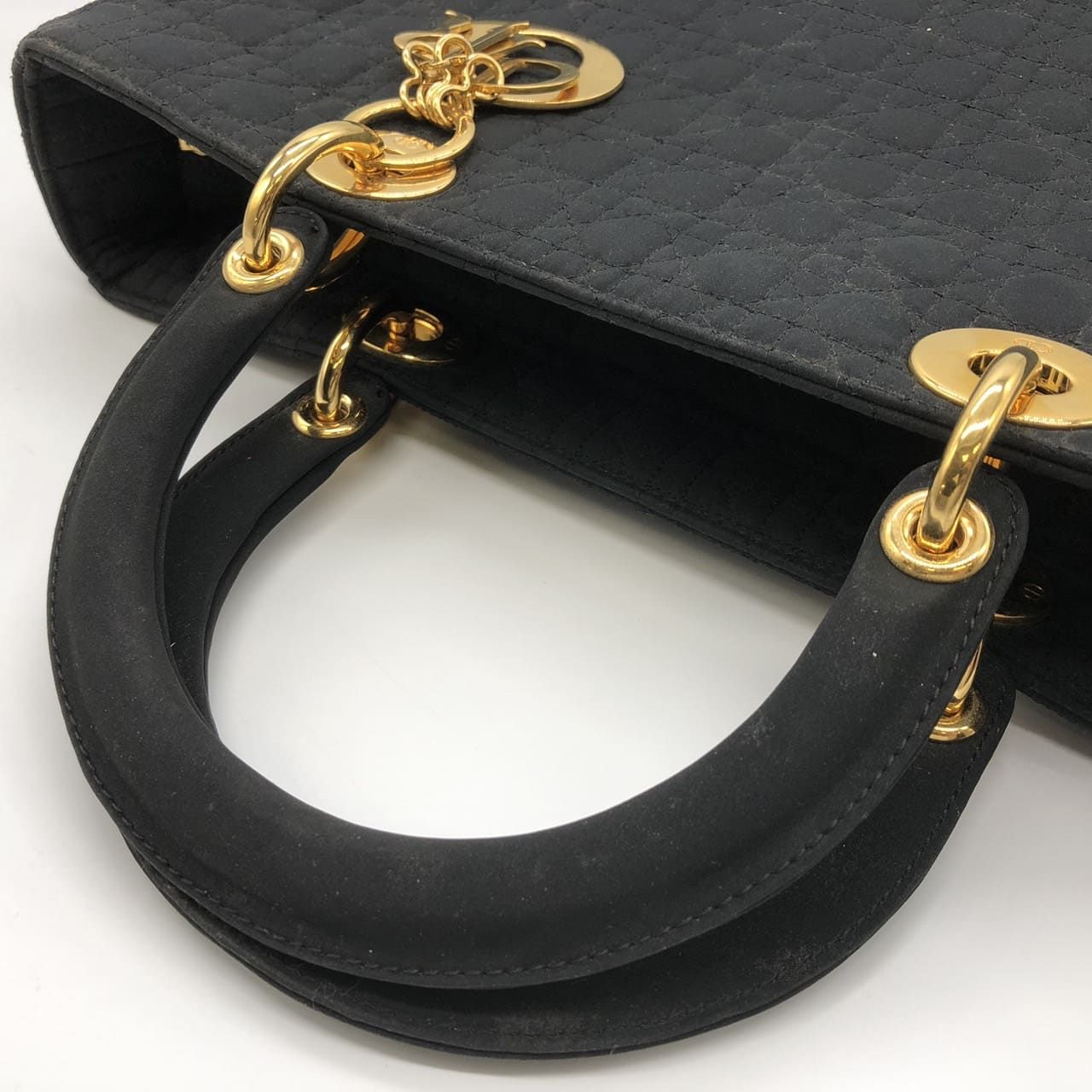 Dior ディオール レディディオール ハンドバッグ カナージュ ナイロン