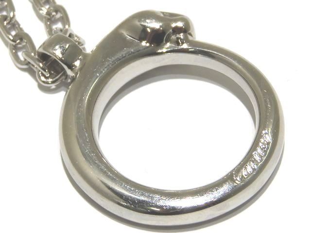 Cartier カルティエ パンサー キーリング シルバー チェーン バッグチャーム キーホルダー 7 K