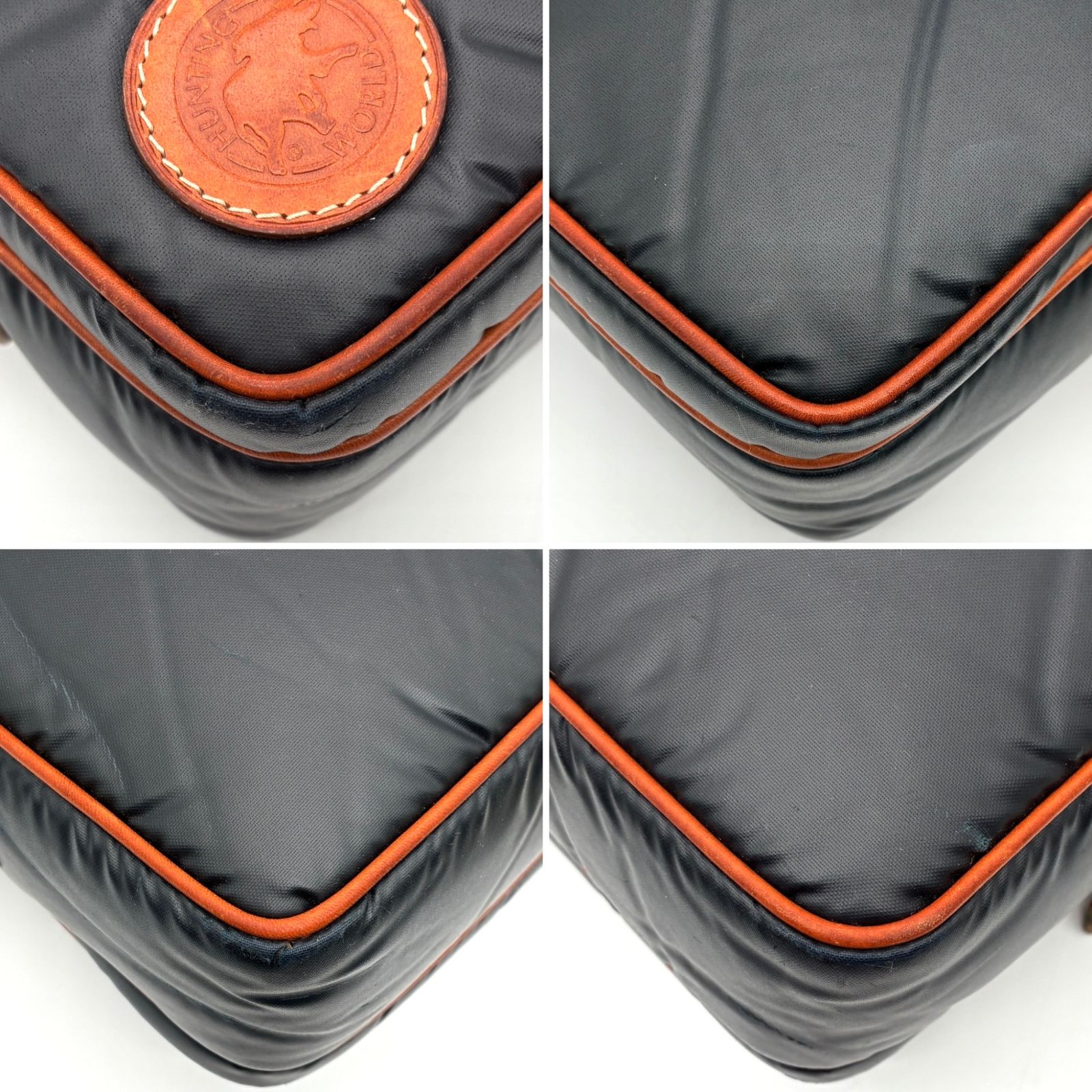 美品 HUNTINGWORLD ハンティングワールド ショルダーバッグ バチュー