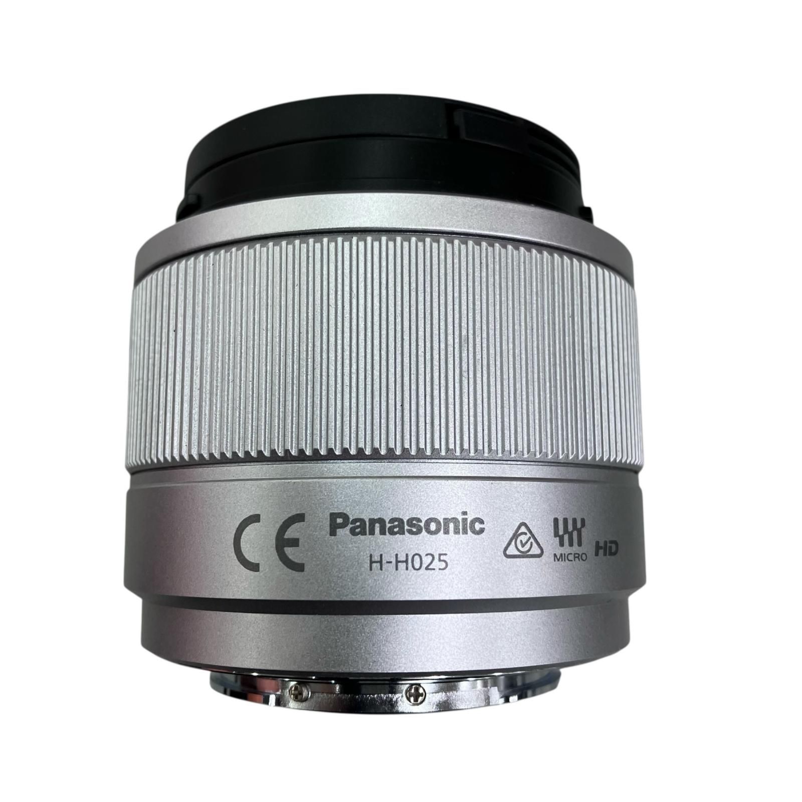 Panasonic LUMIXG 25mm F1.7 単焦点レンズ [美品中古] LUMIX G 25mm/F1.7 ASPH. H-H025-S [シルバー] 中古価格比較 - 価格.com