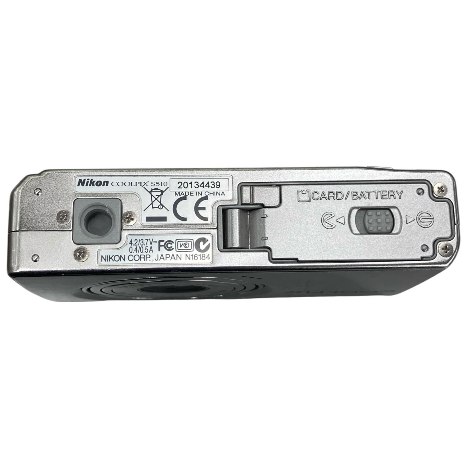 186000 動作確認済み Nikon ニコン デジタルカメラ COOLPIX S510