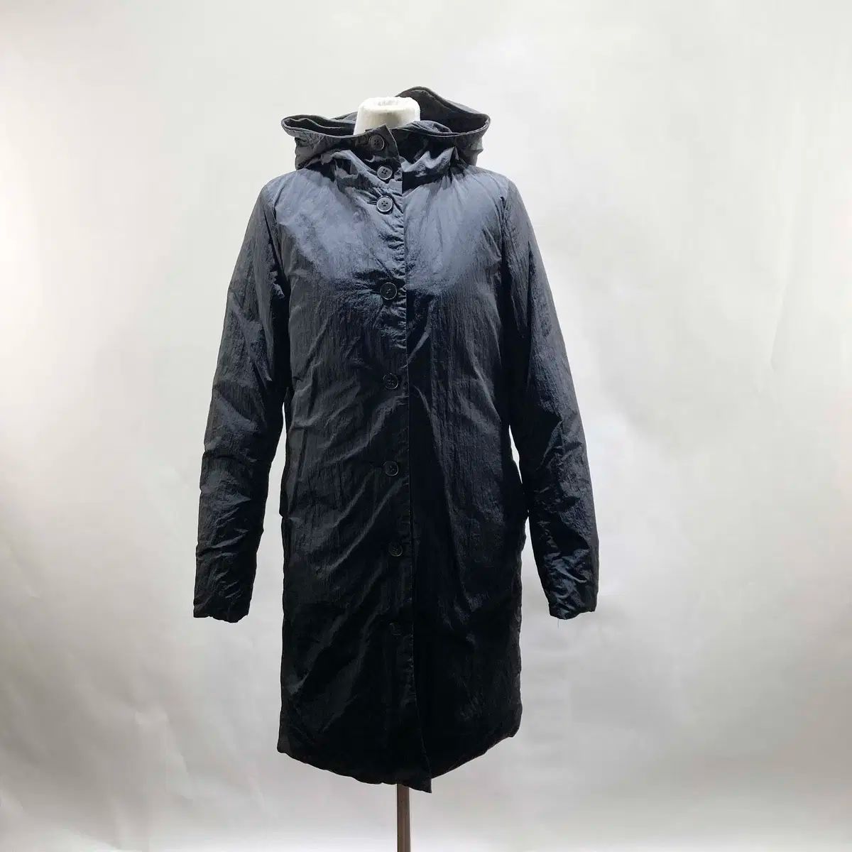 セオリー レディース フード ダウンロングジャケット S ジーンズ センス