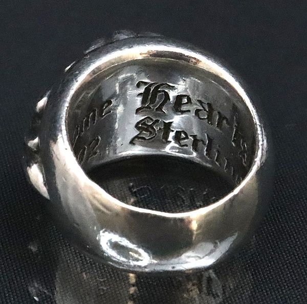 広尾店】クロムハーツ CHROME HEARTS フローラルクロス リング 1P