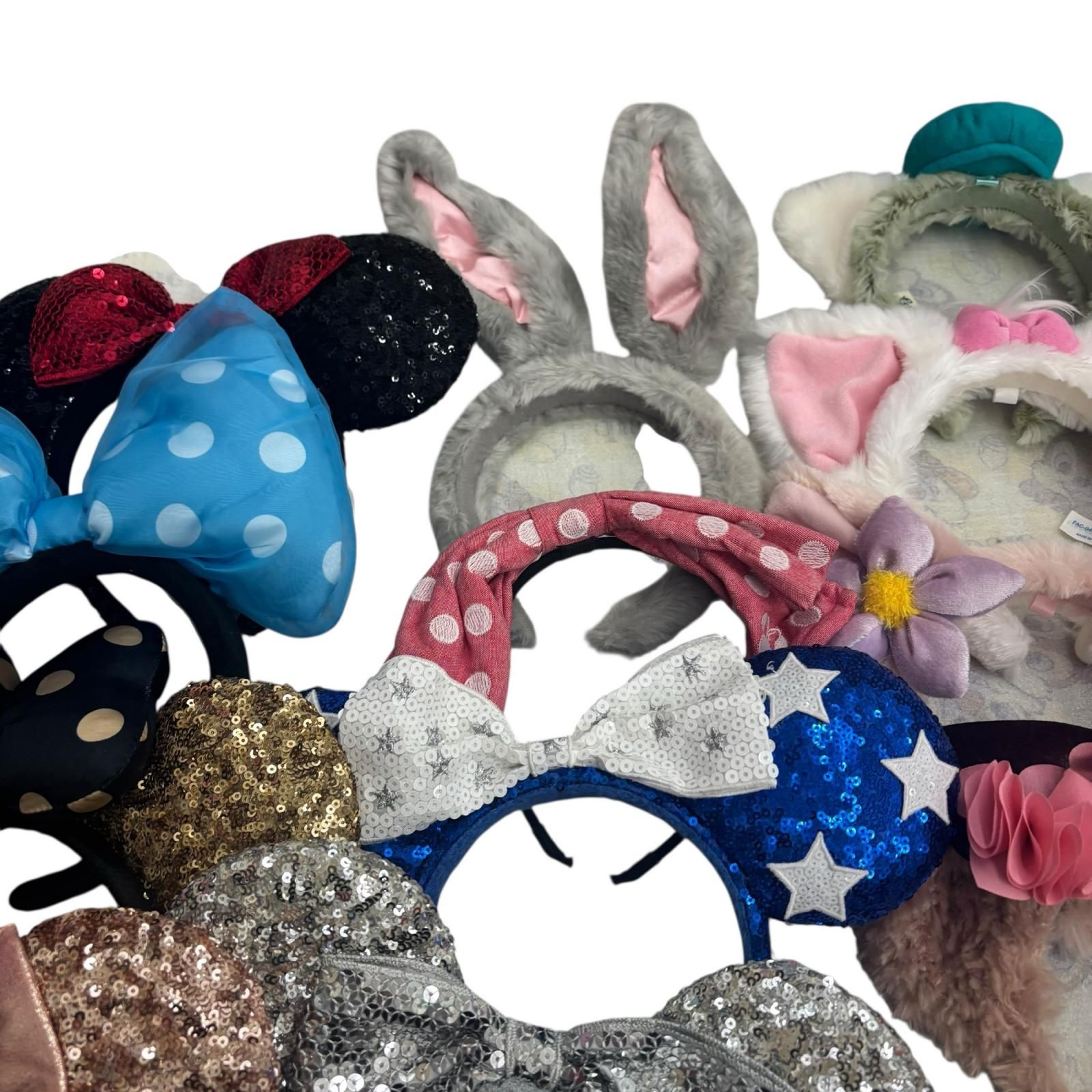 186000 Disney ディズニー カチューシャ/ヘアピン 18点まとめ売り