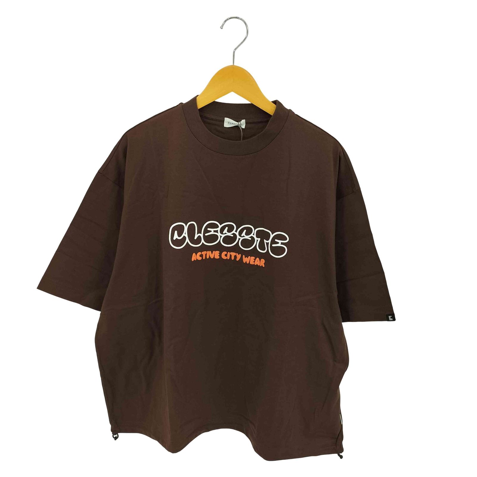 ユーズドフルギ 古着 CLESSTE BUBBLE LOGO PRINT MASSIVE T-SHIRT WITH DRAWSTRINGS クルーネックTシャツ メンズ