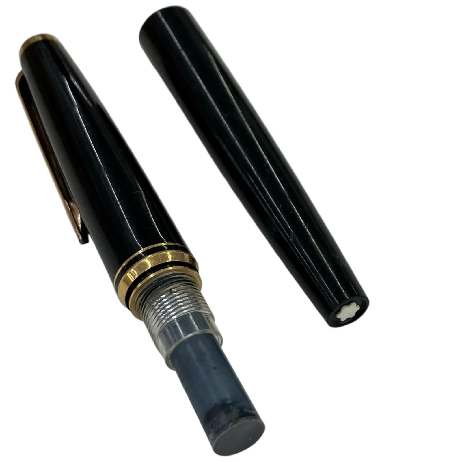 186000 現状品 MONTBLANC モンブラン 万年筆 14K 585 ブラック - メルカリ