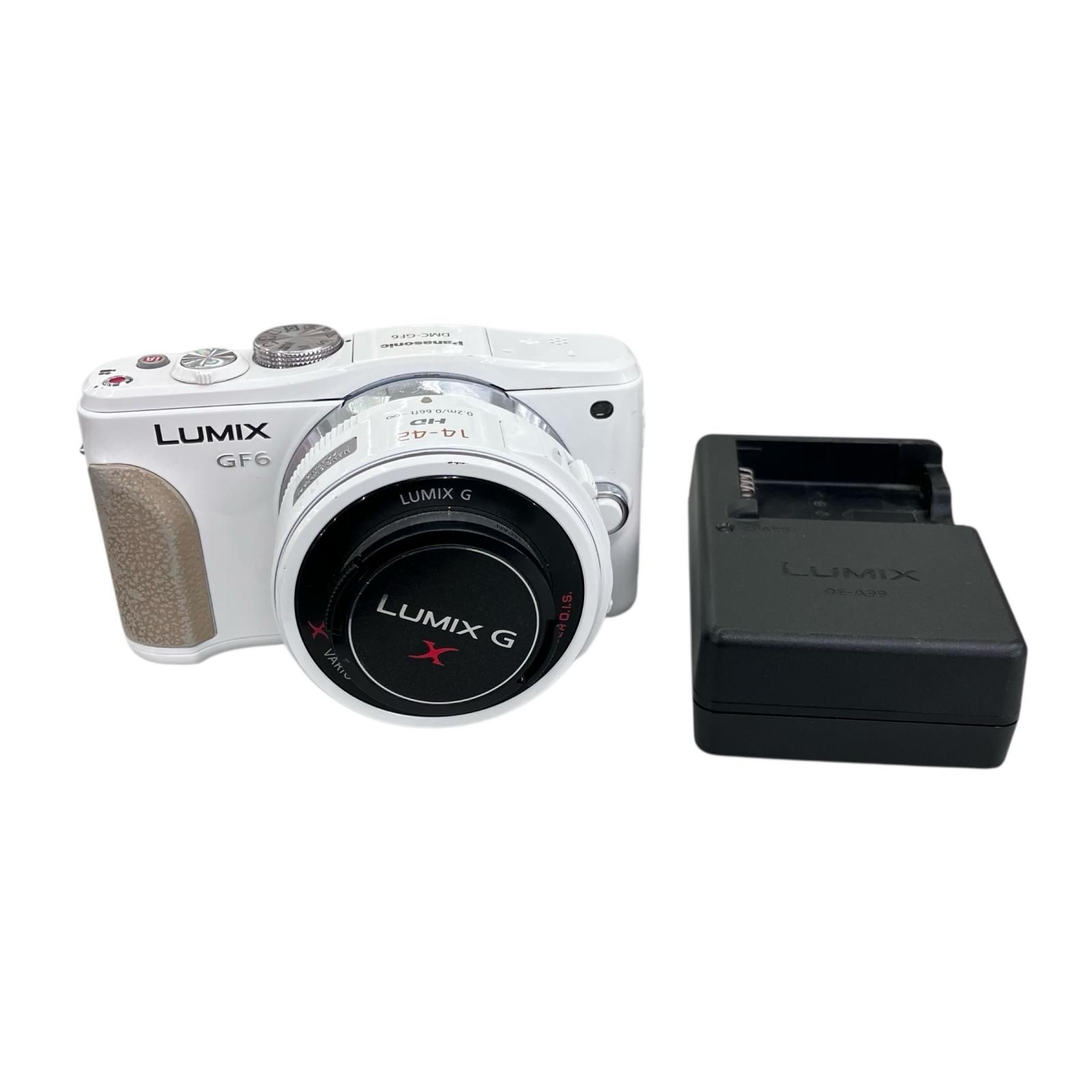 186000 動作 済み Panasonic パナソニック LUMIX ルミクス DMC-GF6 ホワイト