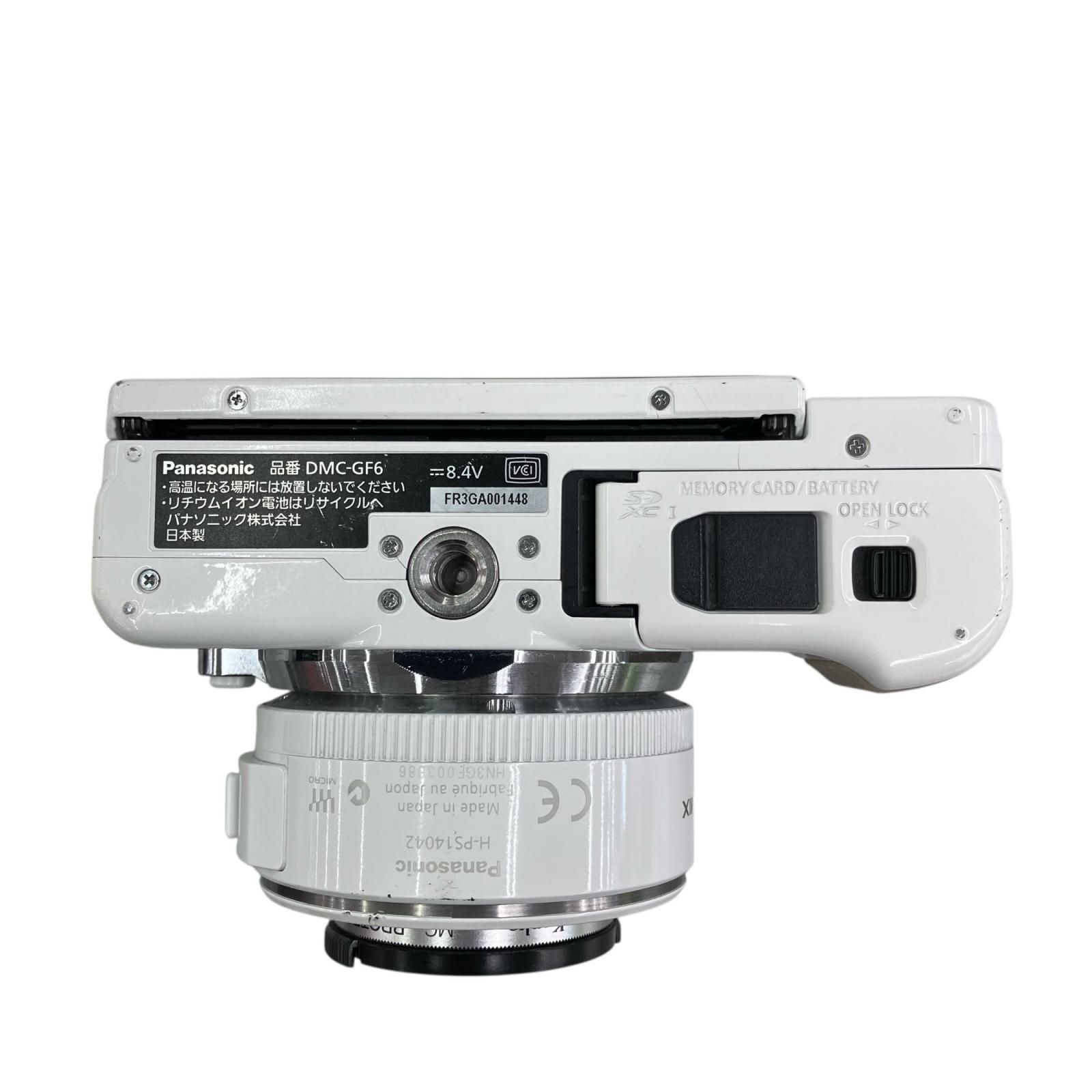  186000 Panasonic パナソニック LUMIX ルミクス DMC GF 6 ホワイト ミラーレス一眼 デジタルカメラ
