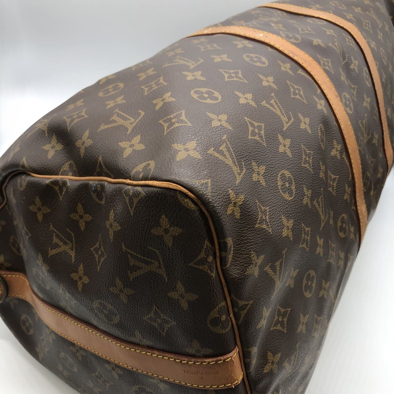  LOUIS VUITTON ルイ ヴィトン M 41414 キーポル55 バンドリエール ボストンバッグ モノグラム ブラウン レディース メンズ 旅行鞄 ヴィンテージ ファッション ボストンバッグ 旅行用バッグ バッグ