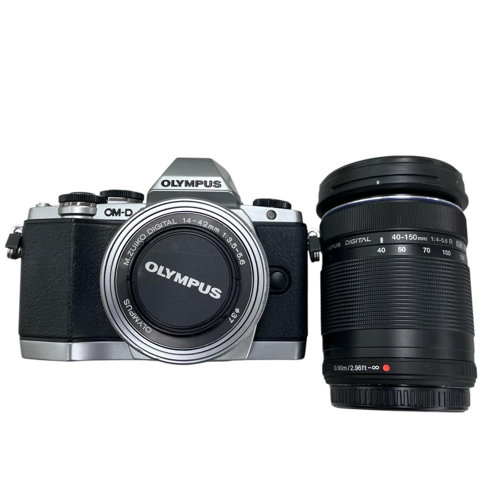 186000 動作 済み OLYMPUS オリンパス ダブルズームキット ミラーレス一眼 OM-D E-M10 ブラック