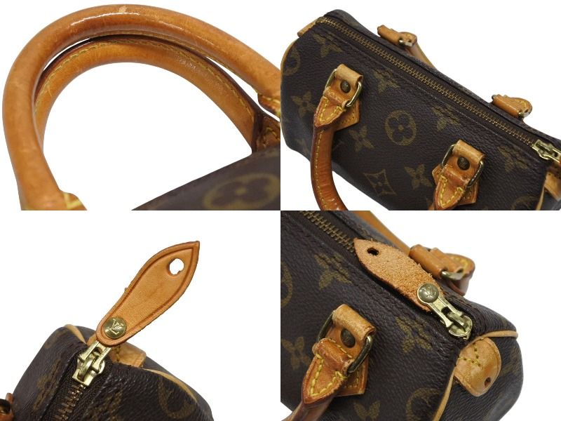 LOUIS VUITTON ルイヴィトン ミニスピーディ ハンドバッグ モノグラム