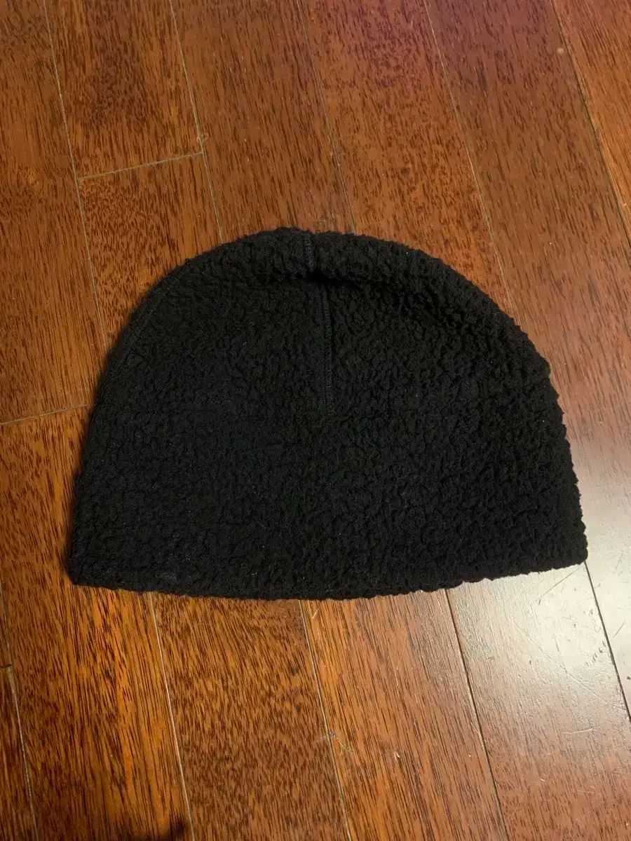 Ca4la 黒色 ボア 帽子 ビーニー 防寒帽