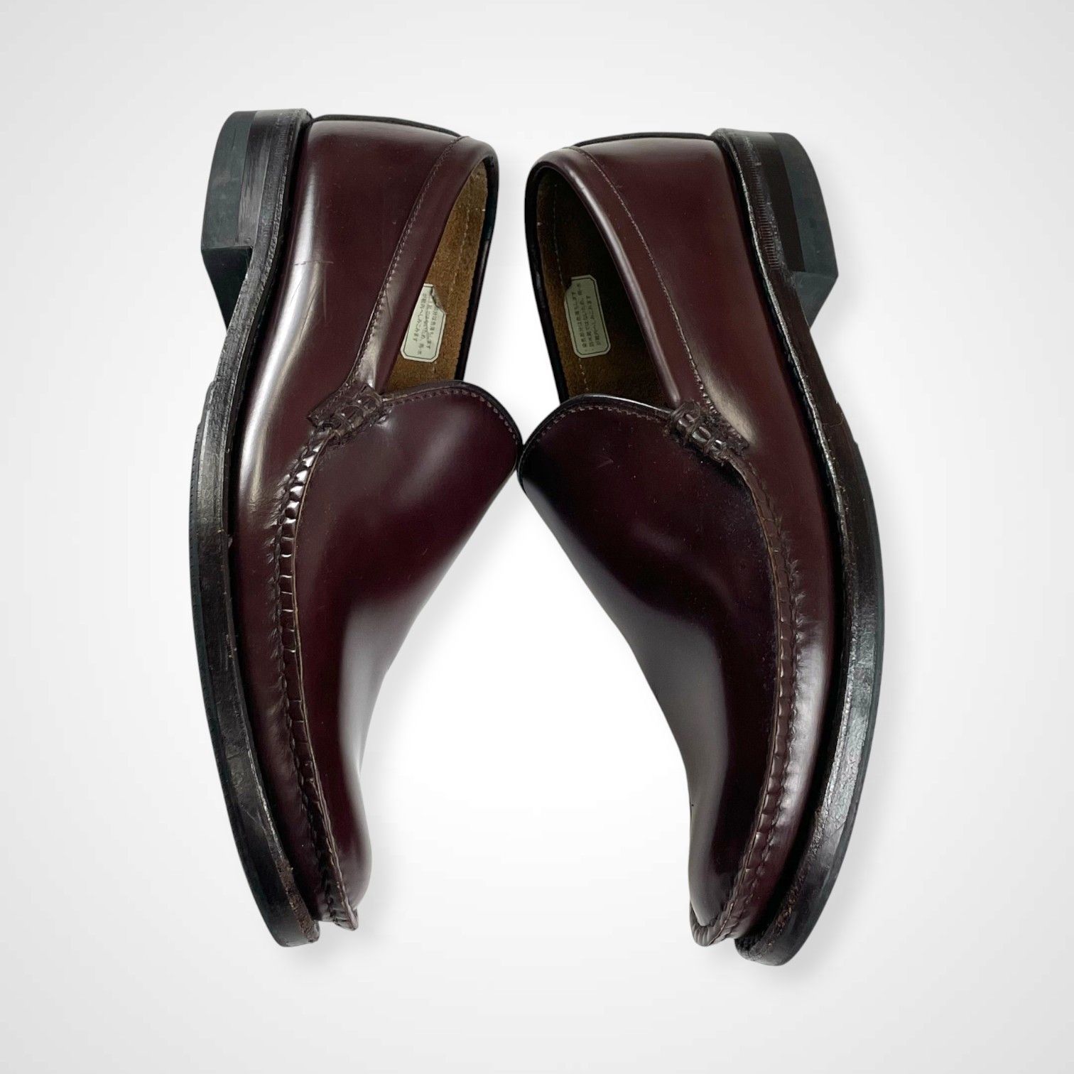 ✨使用数回程の美品✨REGAL コブラヴァンプ ブラウン スリッポン ローファー 美品】REGAL リーガル コブラヴァンプ ローファー シボ革 茶 26 / 26.5