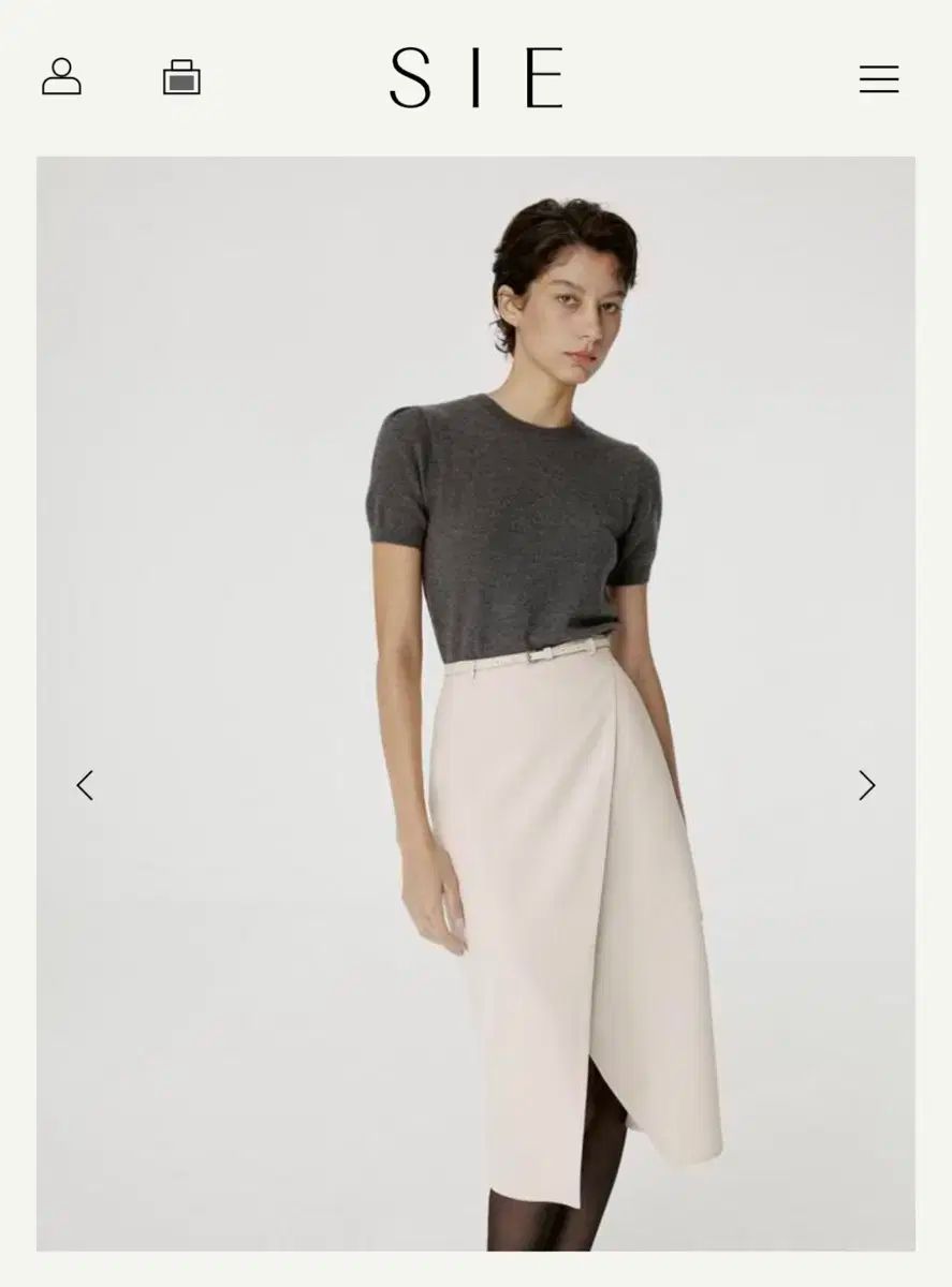 SIE エル ベルティッド ラップスカート