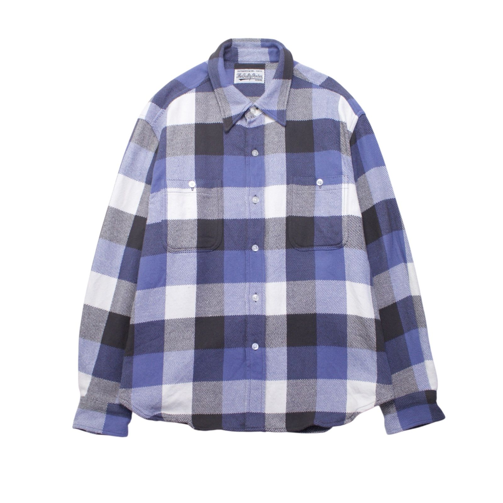 【WACKOMARIA】FLANNEL SHIRT／新品タグ付／送料込 WACKO MARIA/ワコマリア/FLANNEL REGULAR COLLAR SHIRT ( TYPE-2