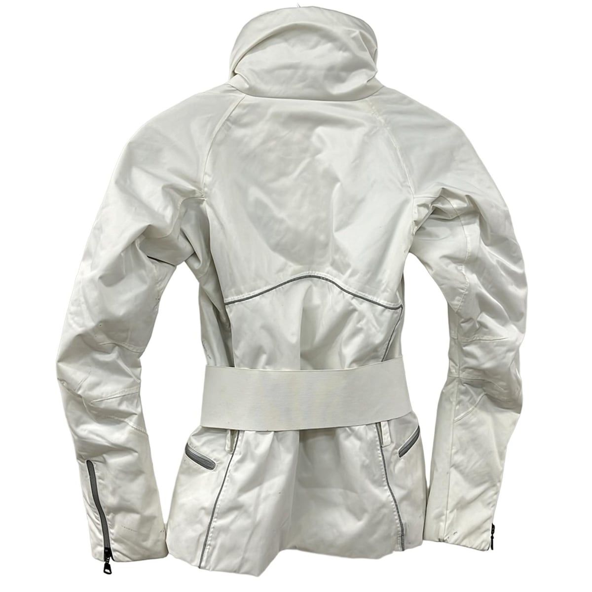 MONCLER(モンクレール) ブルゾン サイズXS レディース - 白×グレー