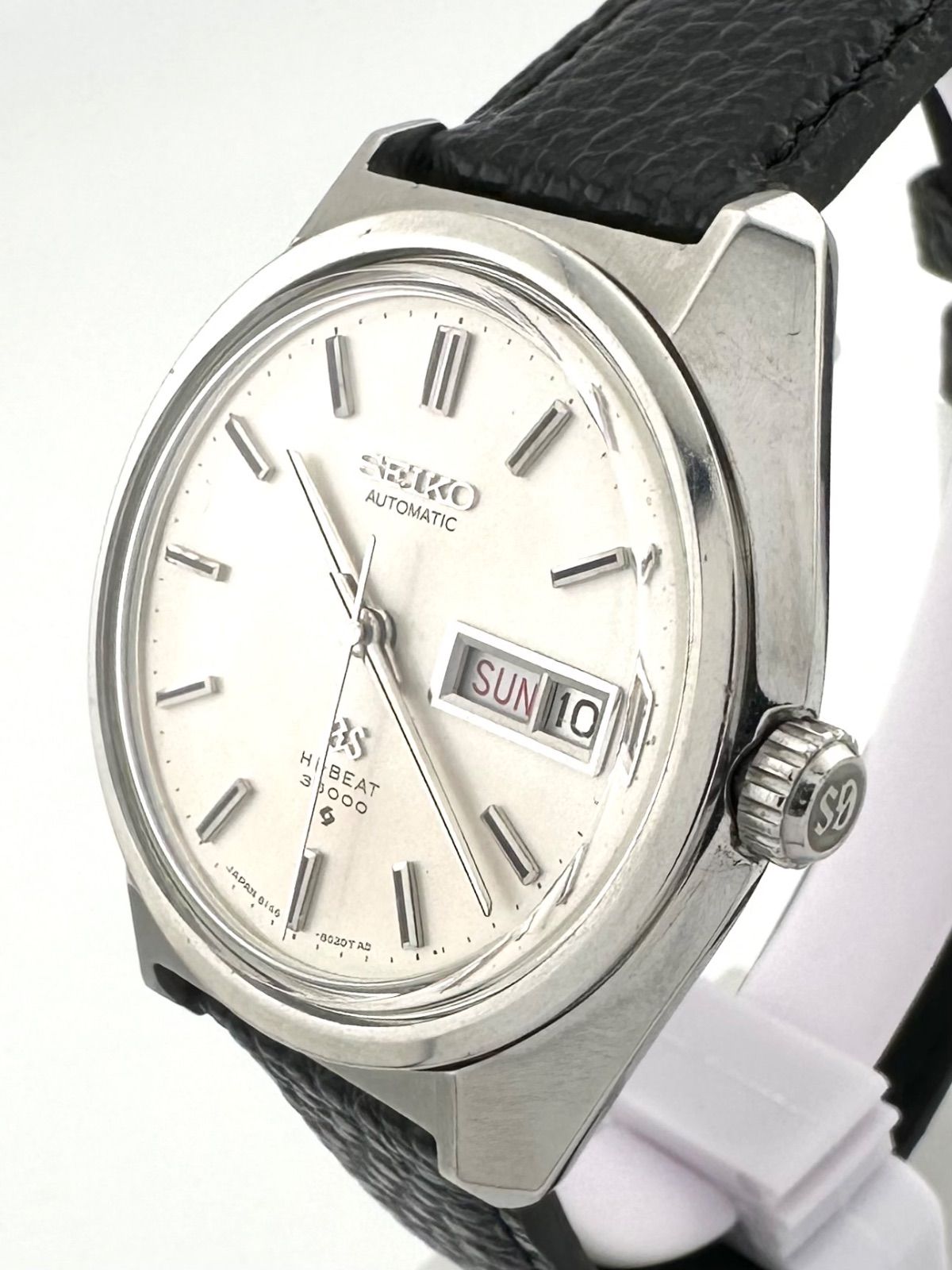 GRANDSEIKO 6146-8000 ハイビート デイデイト OH済み 自動巻き時計 グランドセイコー