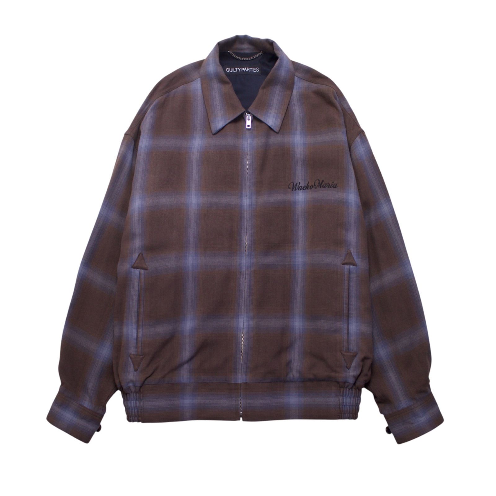 ワコマリア　ブルゾン　50sジャケット　カスリ　　オンブレチェック　ドーメル ワコマリア ブルゾン 50sジャケット カスリ オンブレチェック ドーメル