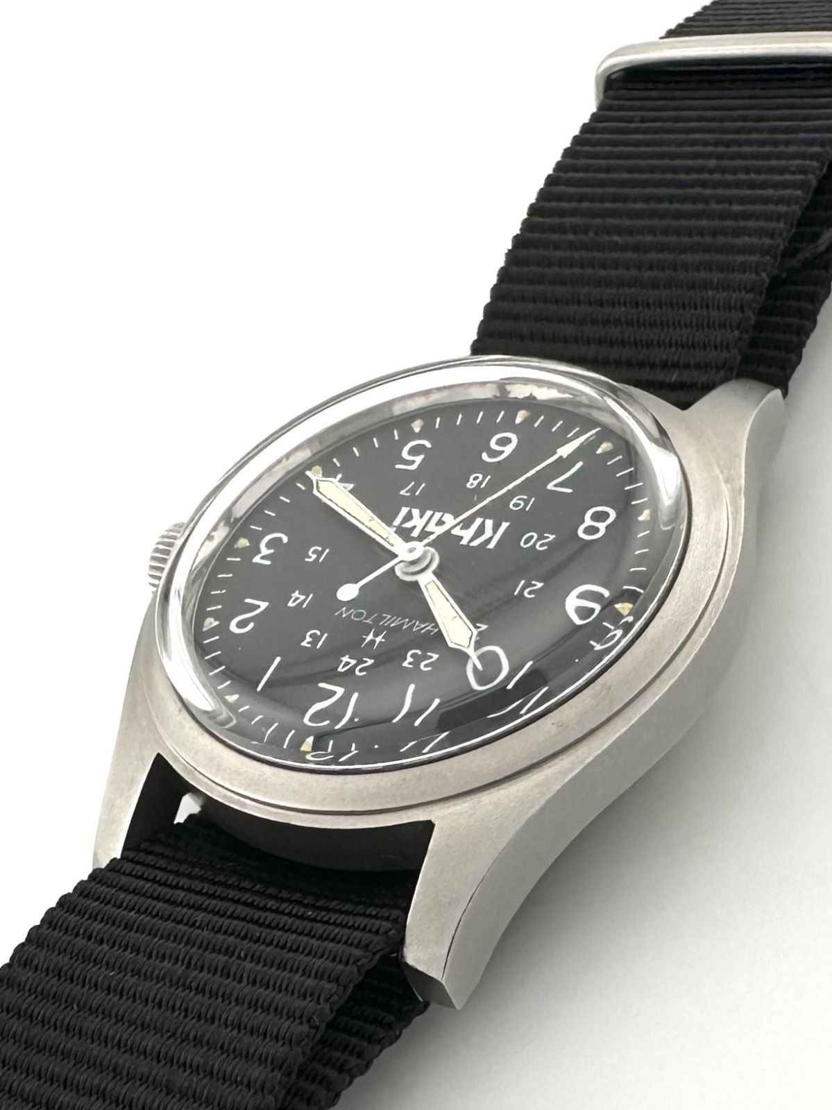  PA 921980 カーキ 手巻き時計 ハミルトン 手巻き時計 腕時計(アナログ)