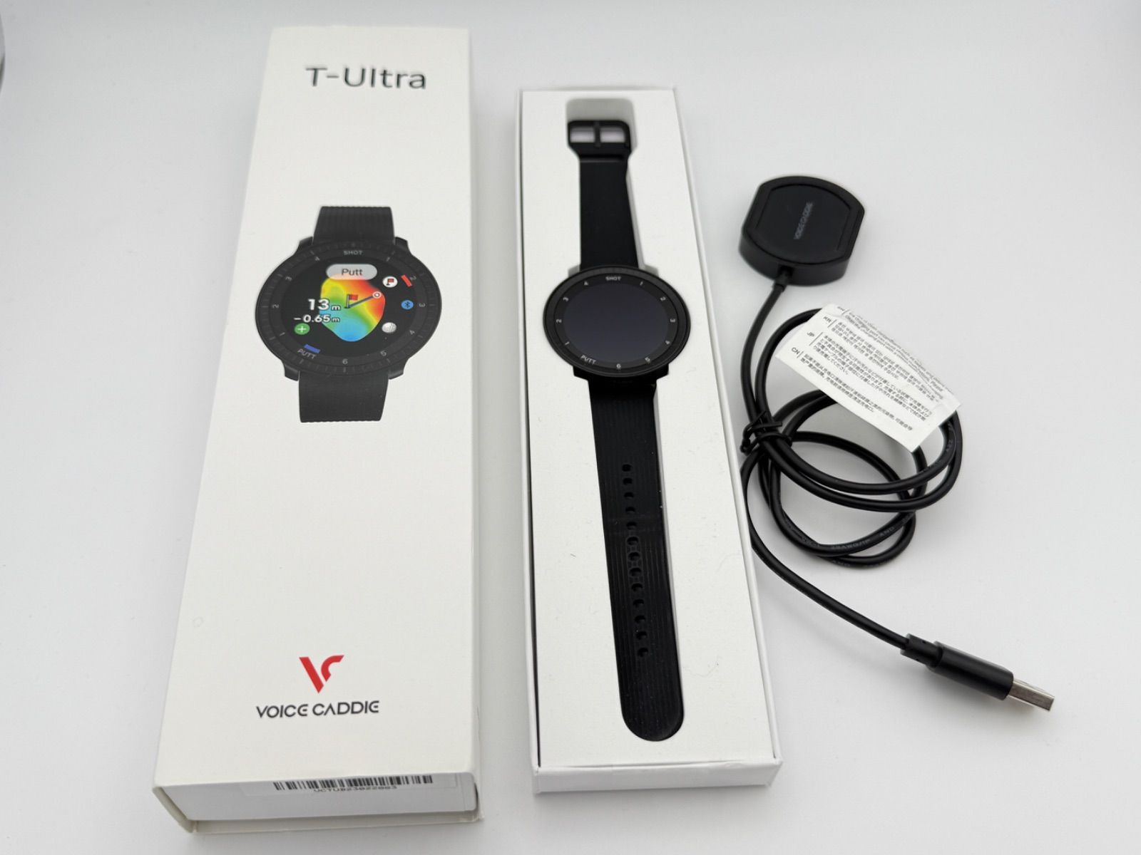 ボイスキャディ T-Ultra ブラック VOICE CADDIE ゴルフウォッチ