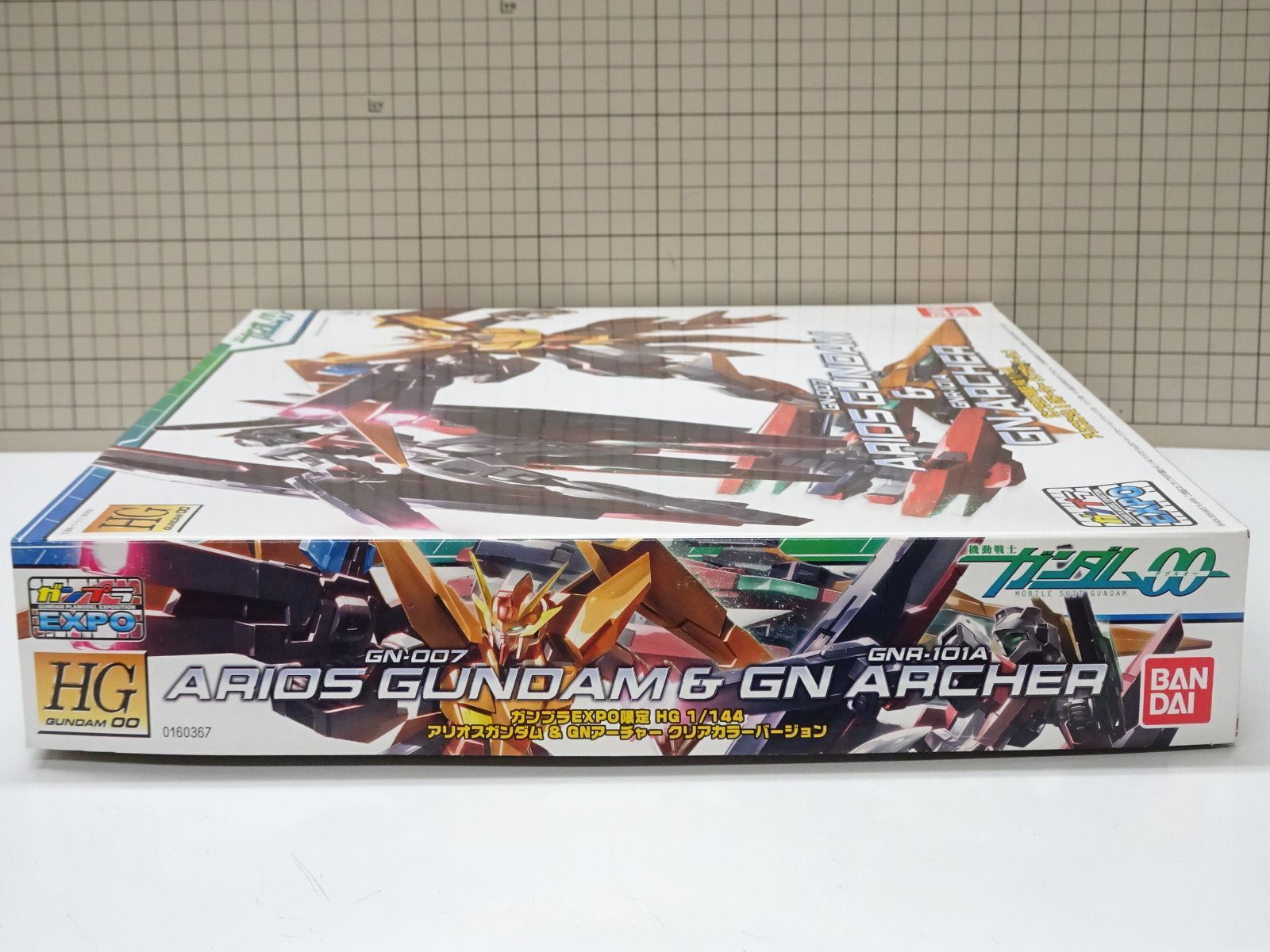 バンダイ HG 1 144 アリオスガンダム ＆ GNアーチャー クリア Ver 未組立品