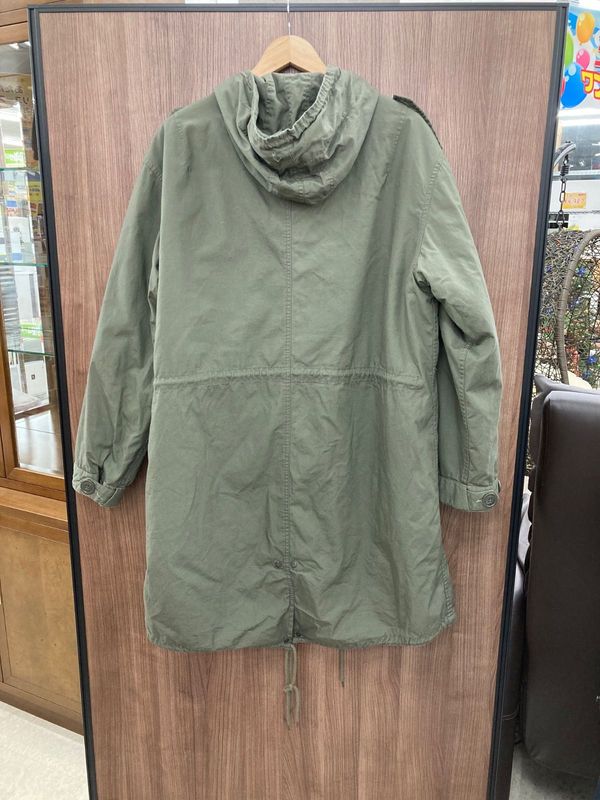 HOUSTON ヒューストン M-51パーカー モッズコート ライナー付き カーキ 緑 平塚店 衣料品