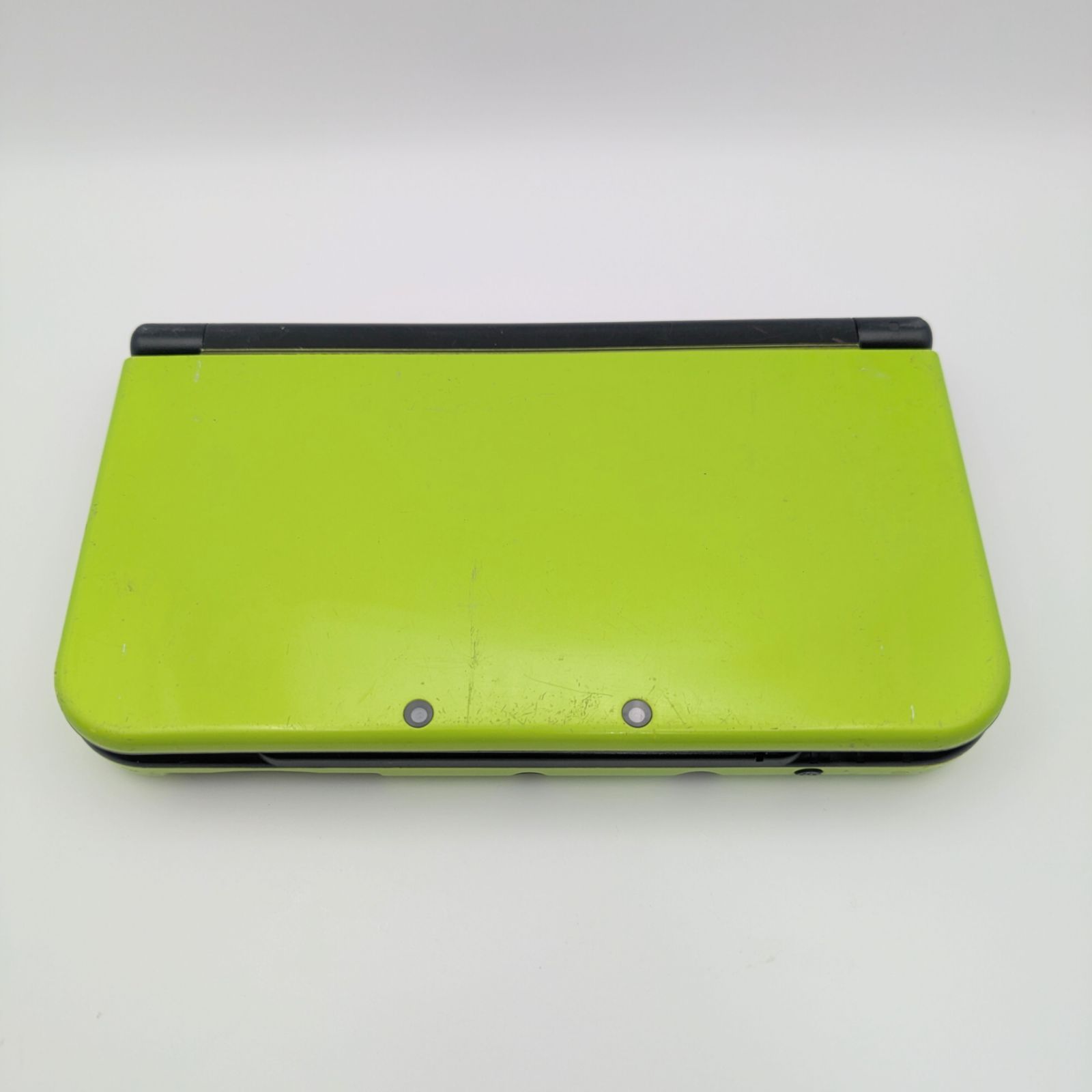 動作品 Newニンテンドー3 DSLL ライム ブラック 本体