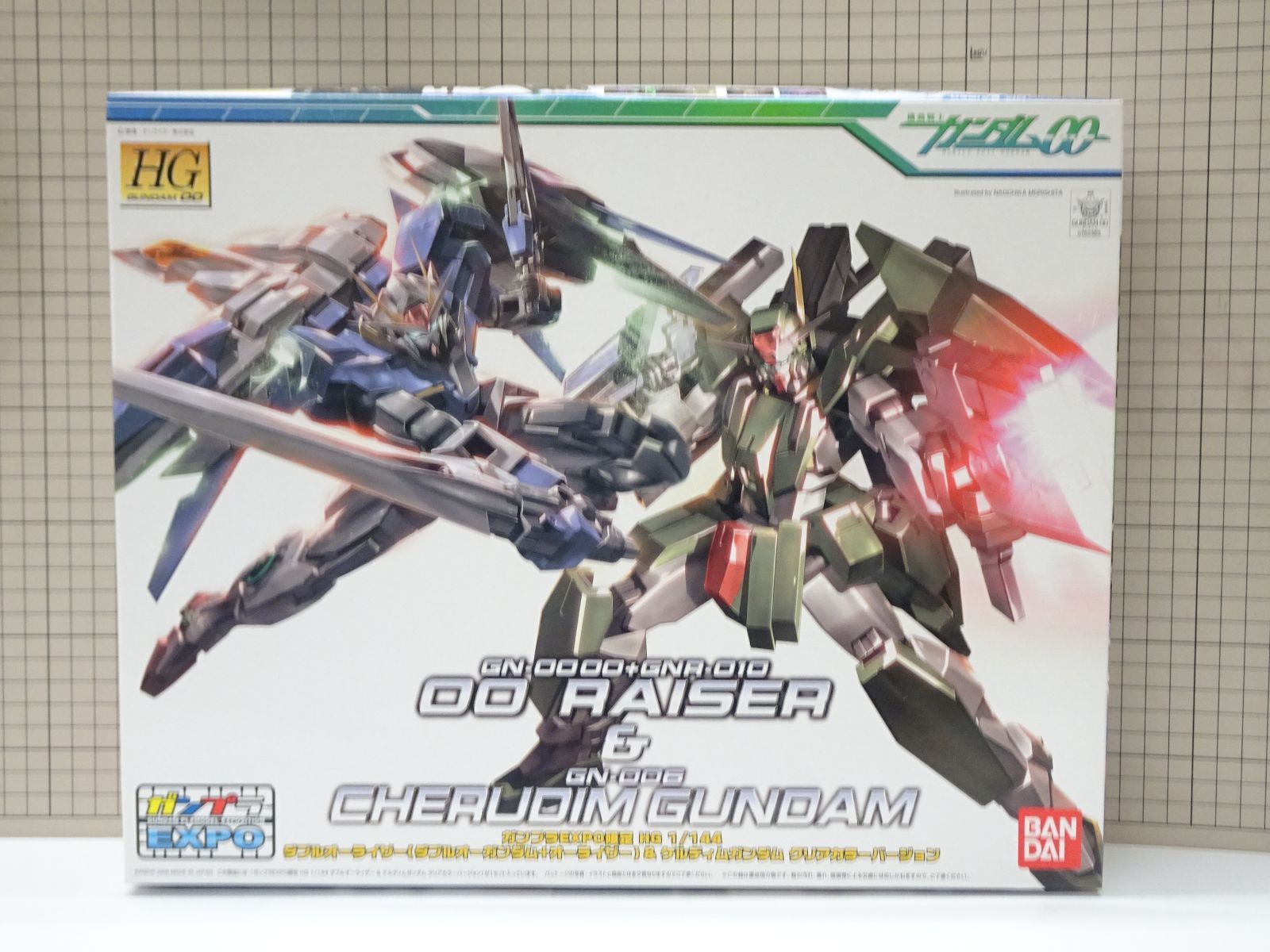 レア品 ラメ入りオールクリアカラーver HG 1/144 ダブルオーガンダム レア品 ラメ入りオールクリアカラーver HG 1/144 ダブルオーガンダム