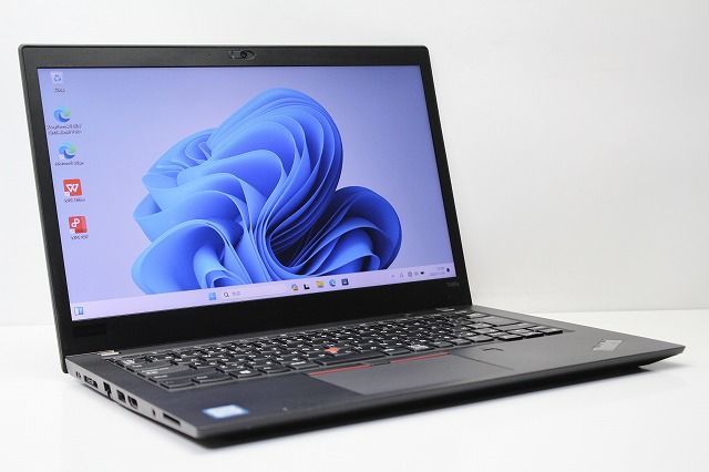 ノートパソコン Lenovo ThinkPad T480s 第8世代 Core i5 メモリ16GB SSD256GB Windows11 WPS offce搭載 カメラ 14インチ