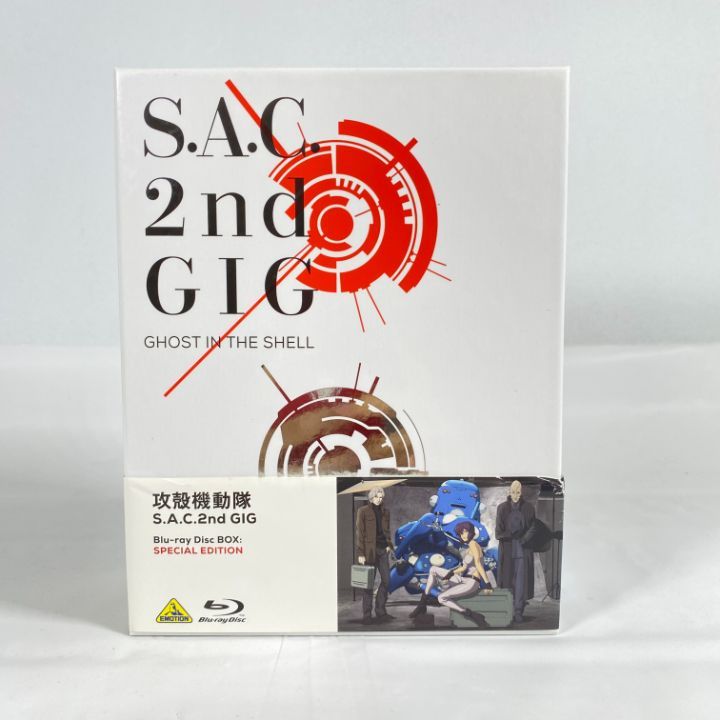 東店17 2502 2511 店舗併売 攻殻機動隊 S A C 2 nd GIG Blu ray Disc BOX SPECIAL EDITION