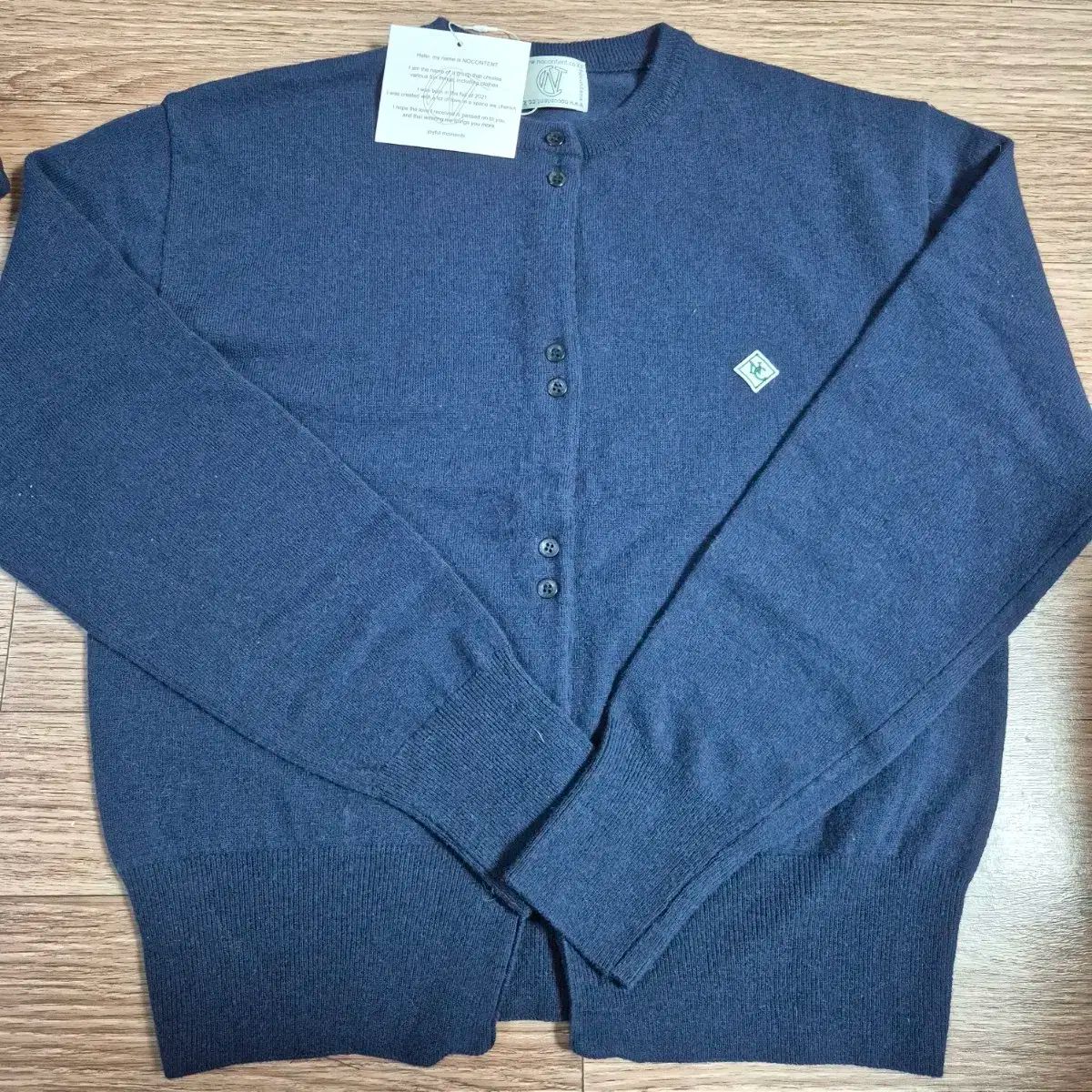 NOCONTENT カシミアカーディガン
