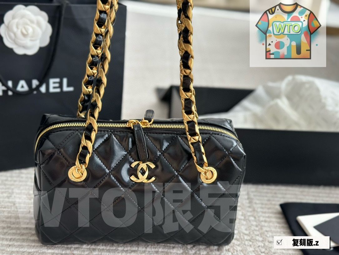 今日 Chanel 24B Bowling Bag ボーリングバッグ-WT0輸入